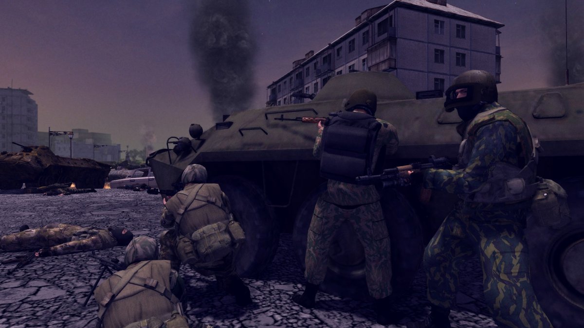 Арма 3 штурм Грозного