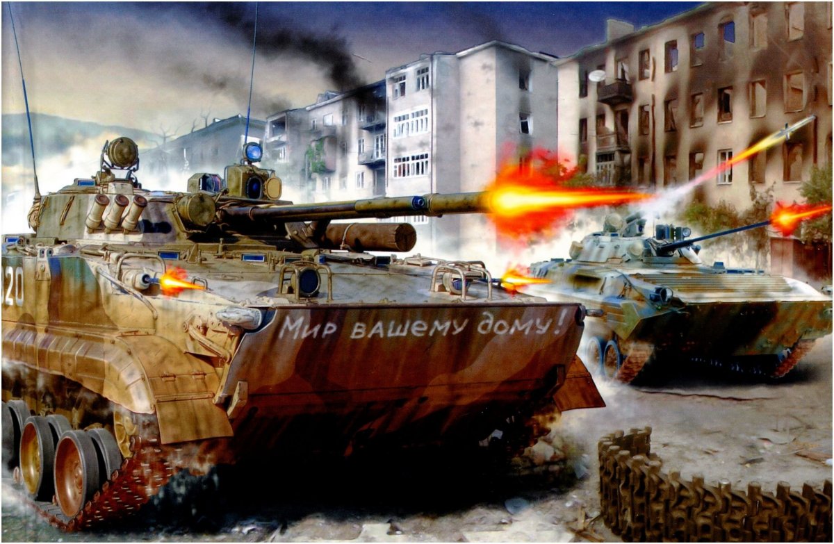 БМП-3 В Чечне