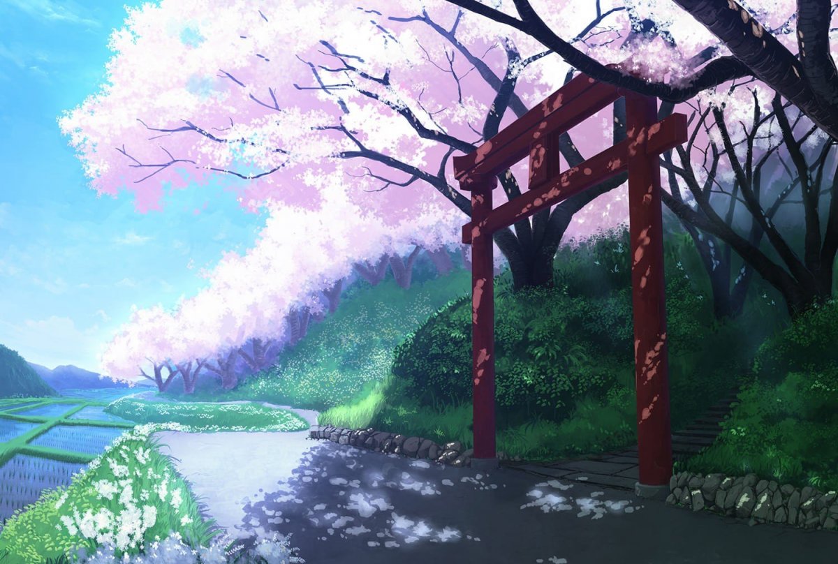 Сакура дерево гача лайф