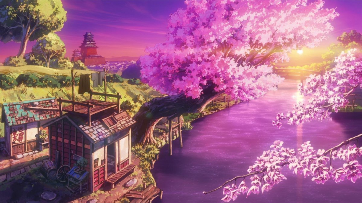 Природа Японии аниме