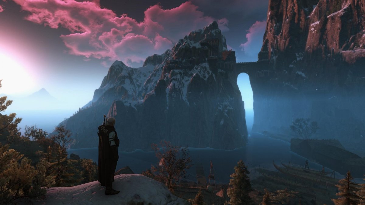 Ведьмак Скеллиге пейзаж