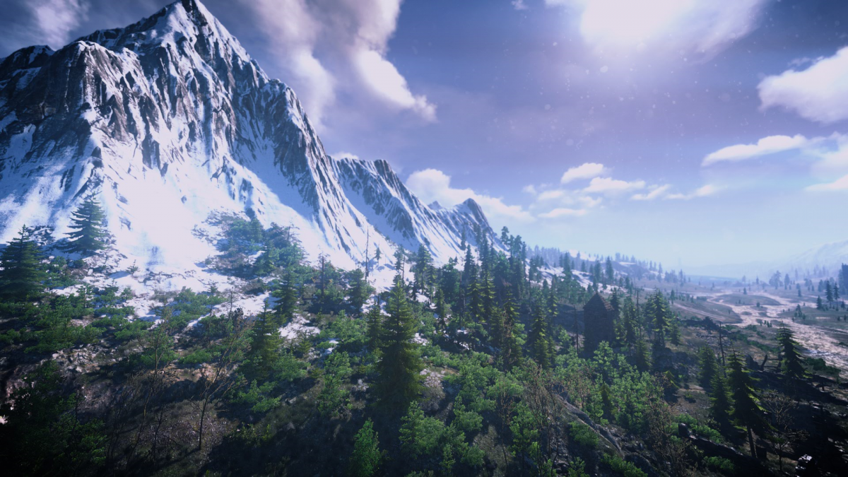 Скеллиге с горы вид