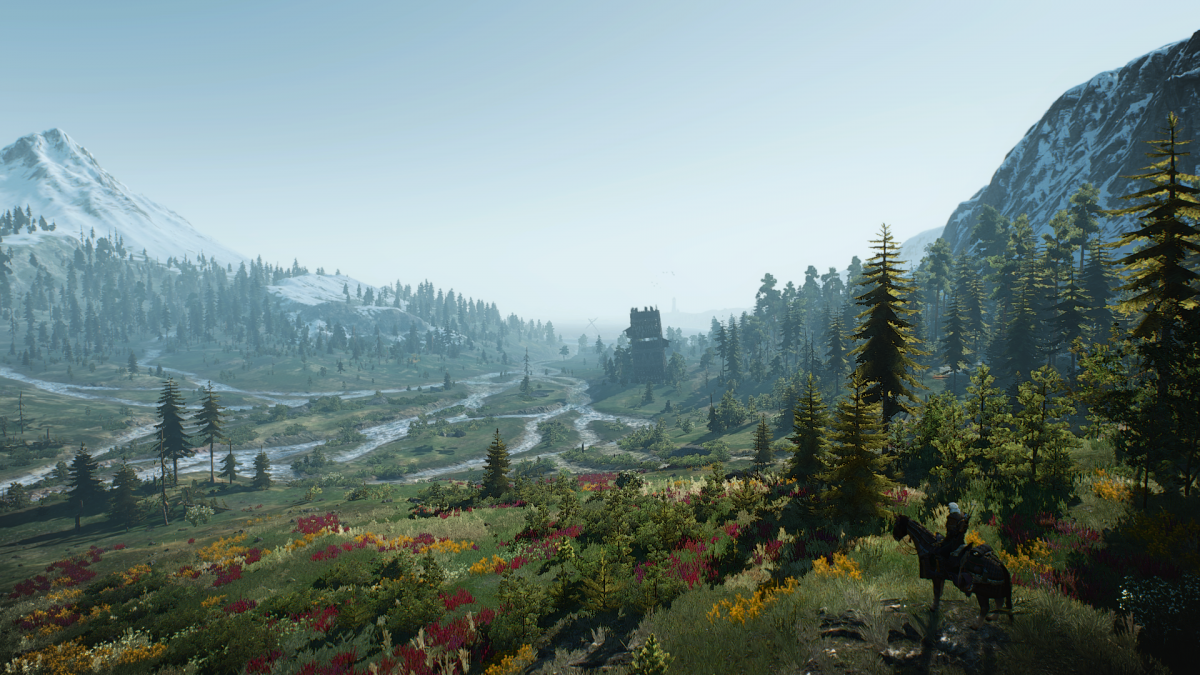 Ведьмак Скеллиге пейзаж