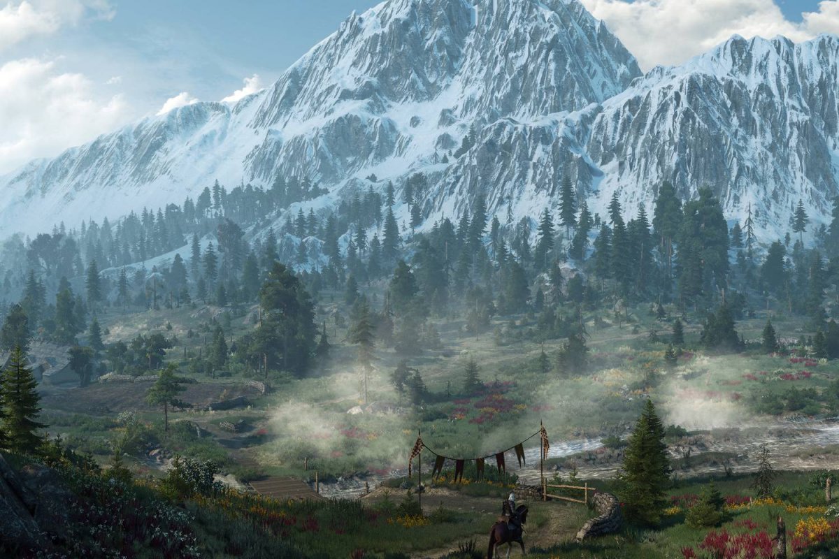 Ведьмак Скеллиге пейзаж