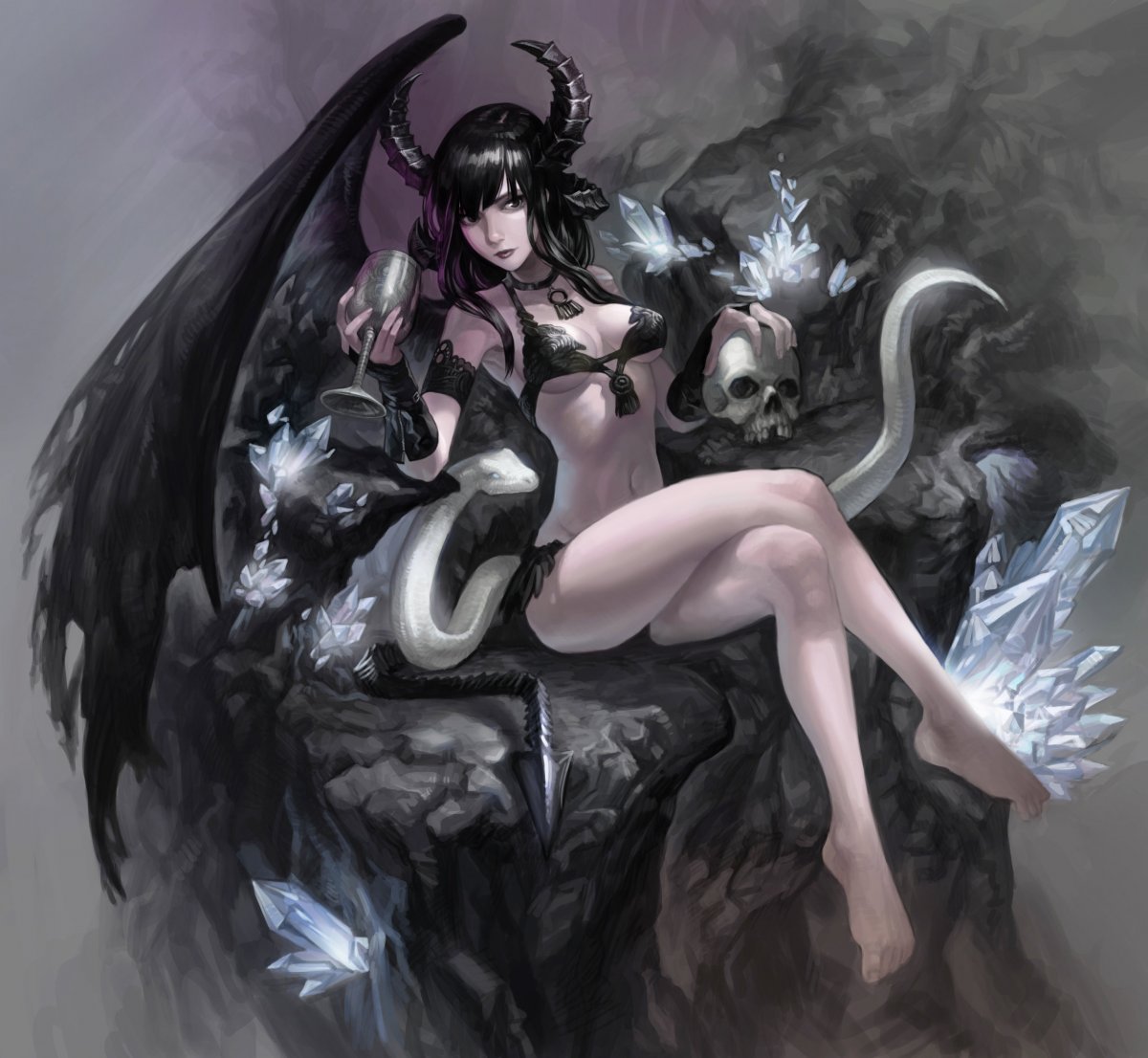 Суккуб демон девушка