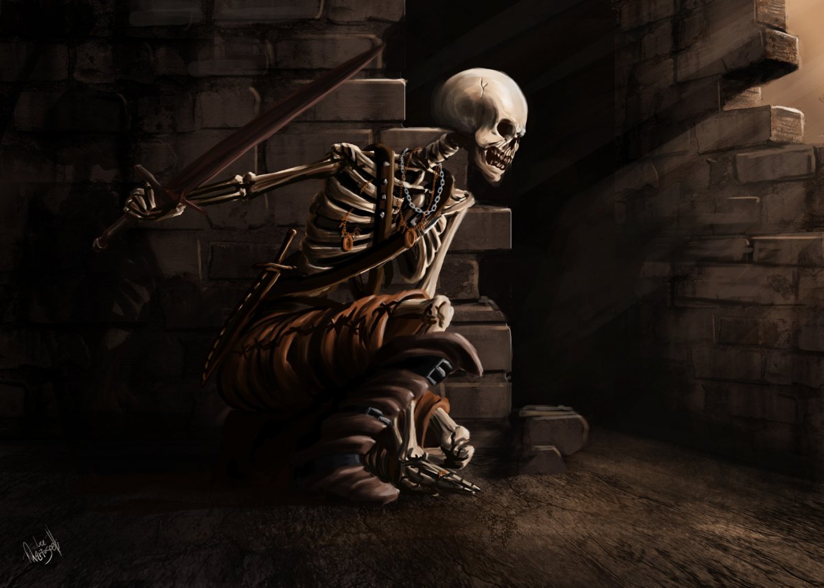 Крутой скелет