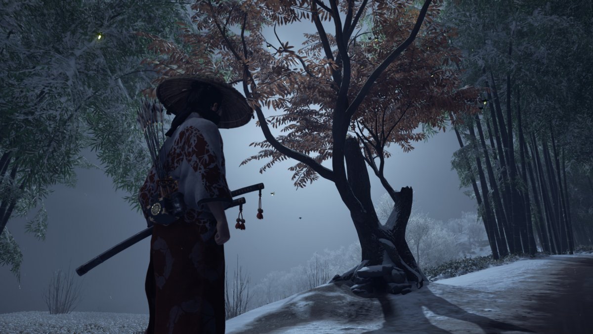 Призрак Цусимы Самурай арт