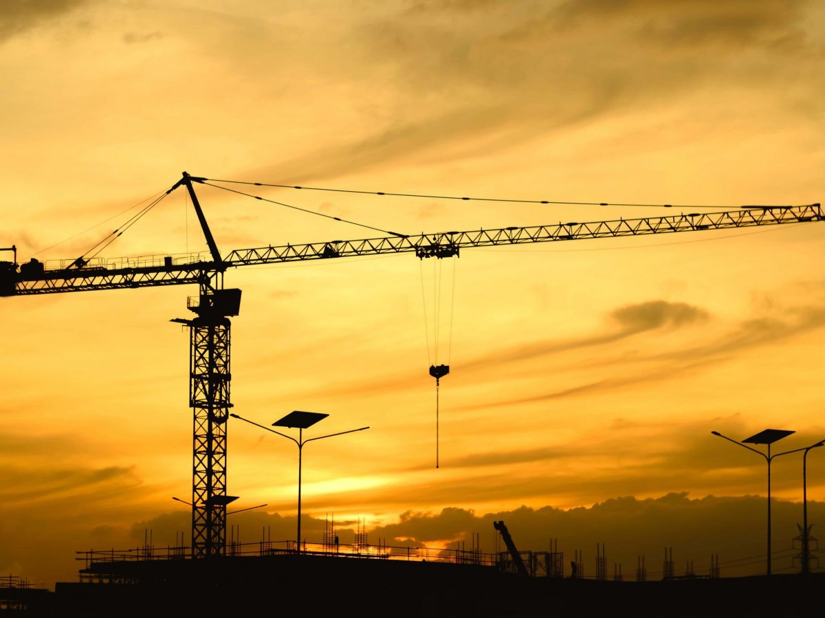 Башенный кран вектор