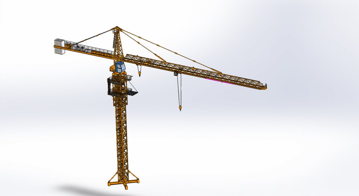 Башенный кран Revit