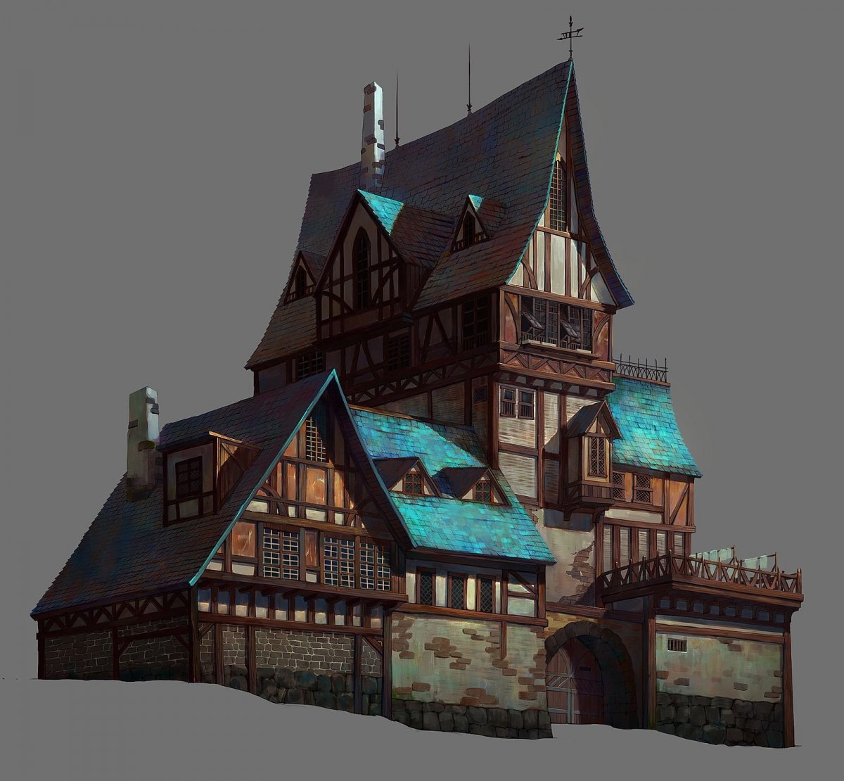 Средневековый дом