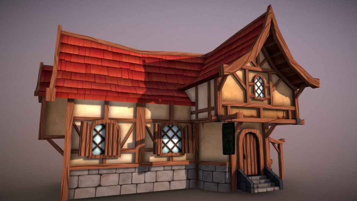 Средневековая таверна фасад