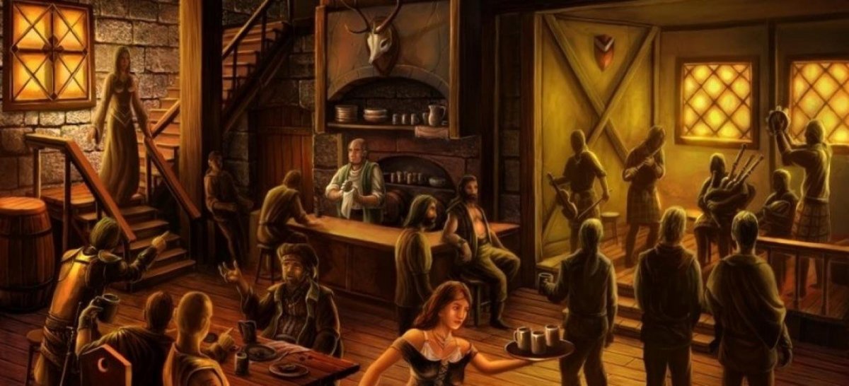 Средневековая таверна фэнтези