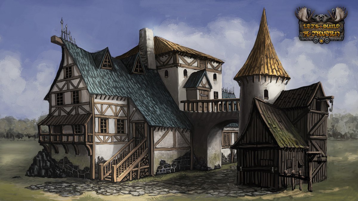 Средневековая таверна экстерьер