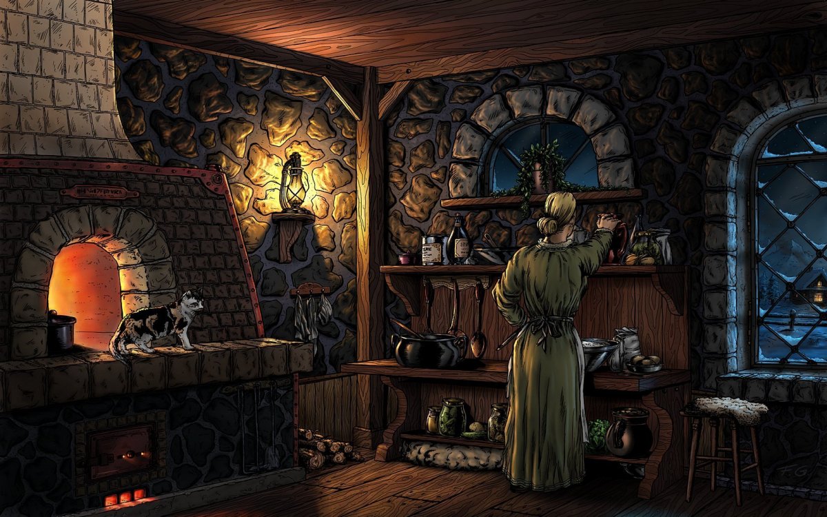 Жилище колдуньи