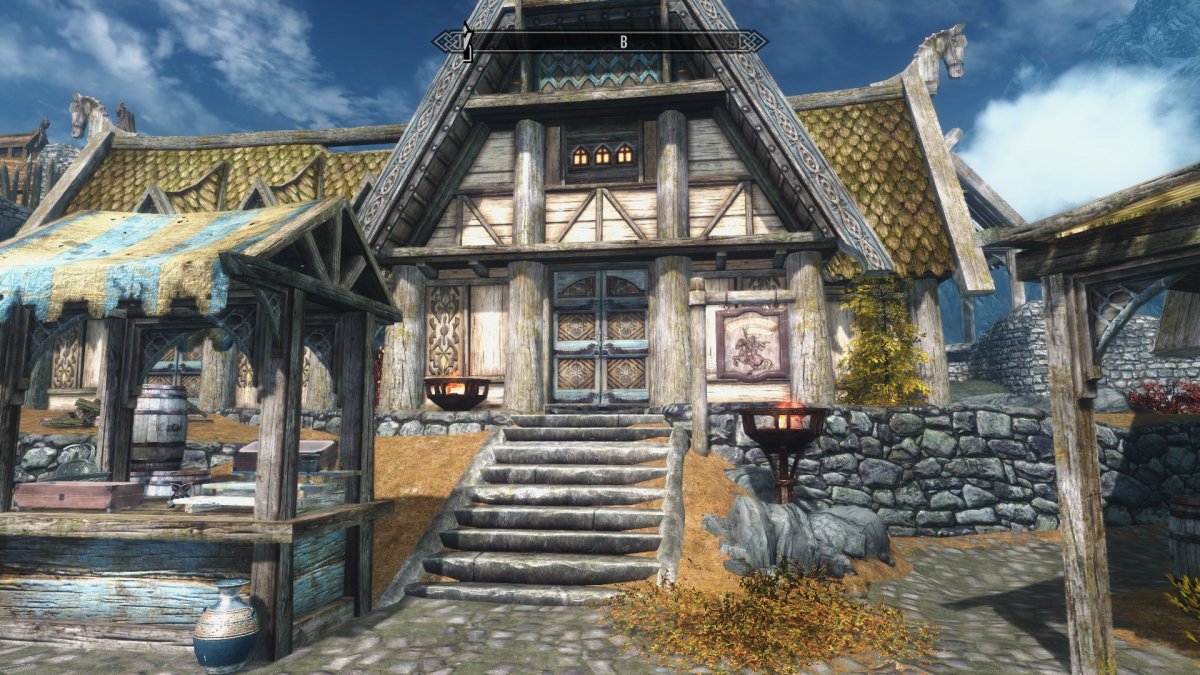 Скайрим таверна Гарцующая кобыла