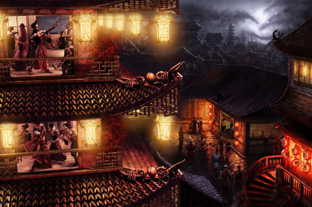 Таверна арт Китай