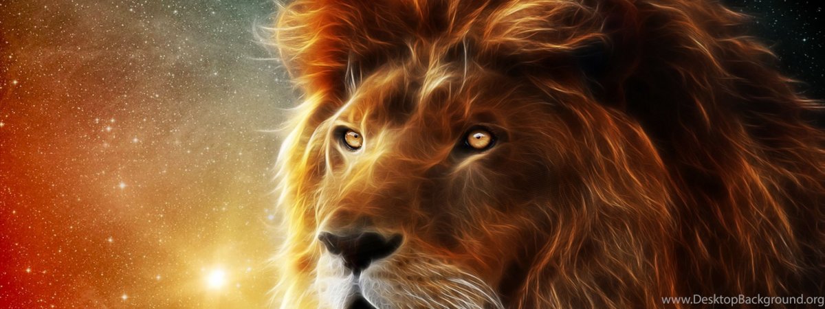 Обложка для фейсбука Лев