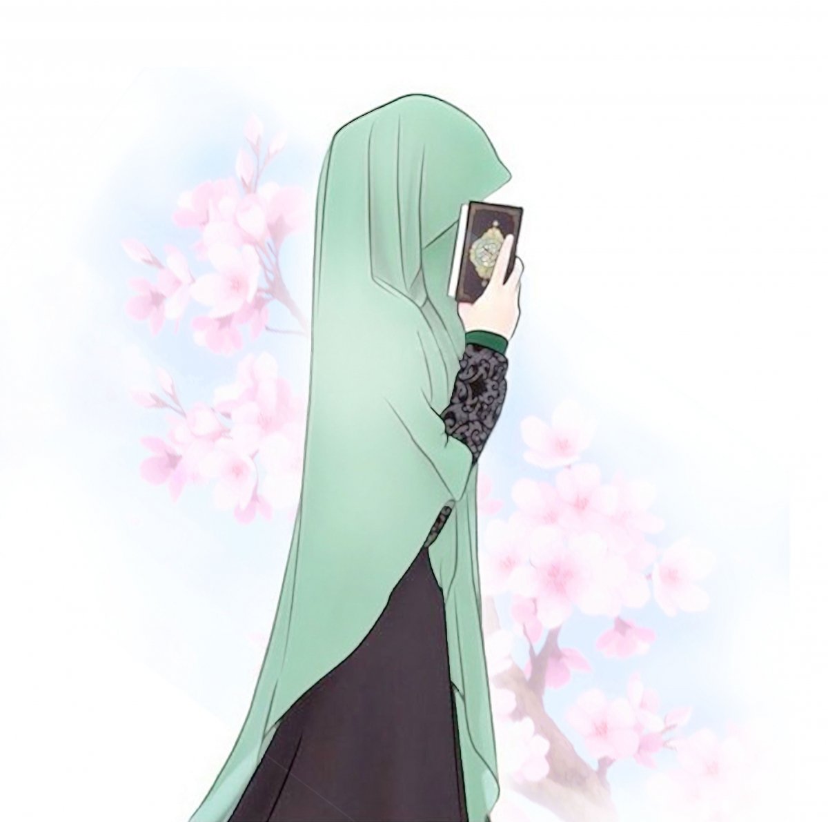 Мусульманка иллюстрация