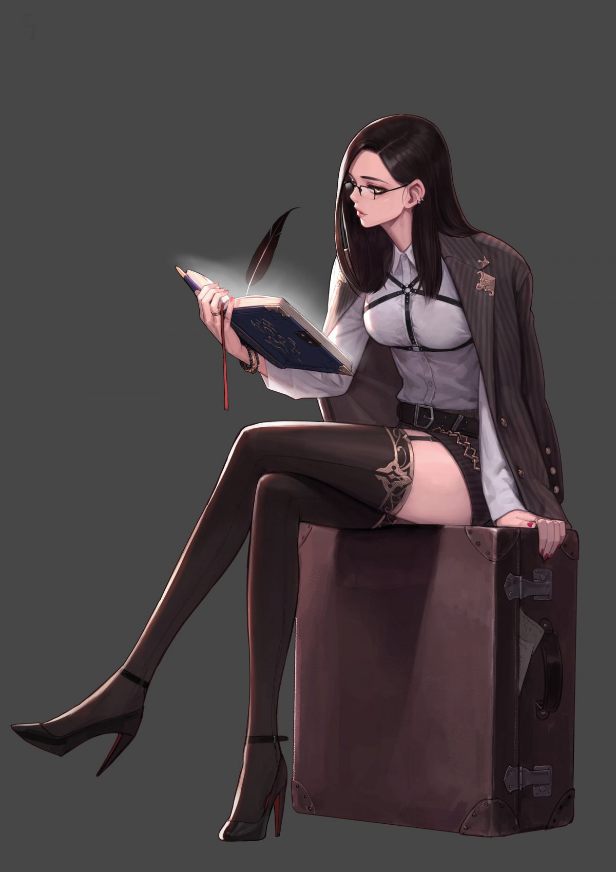 Гламурные ножки секретарш