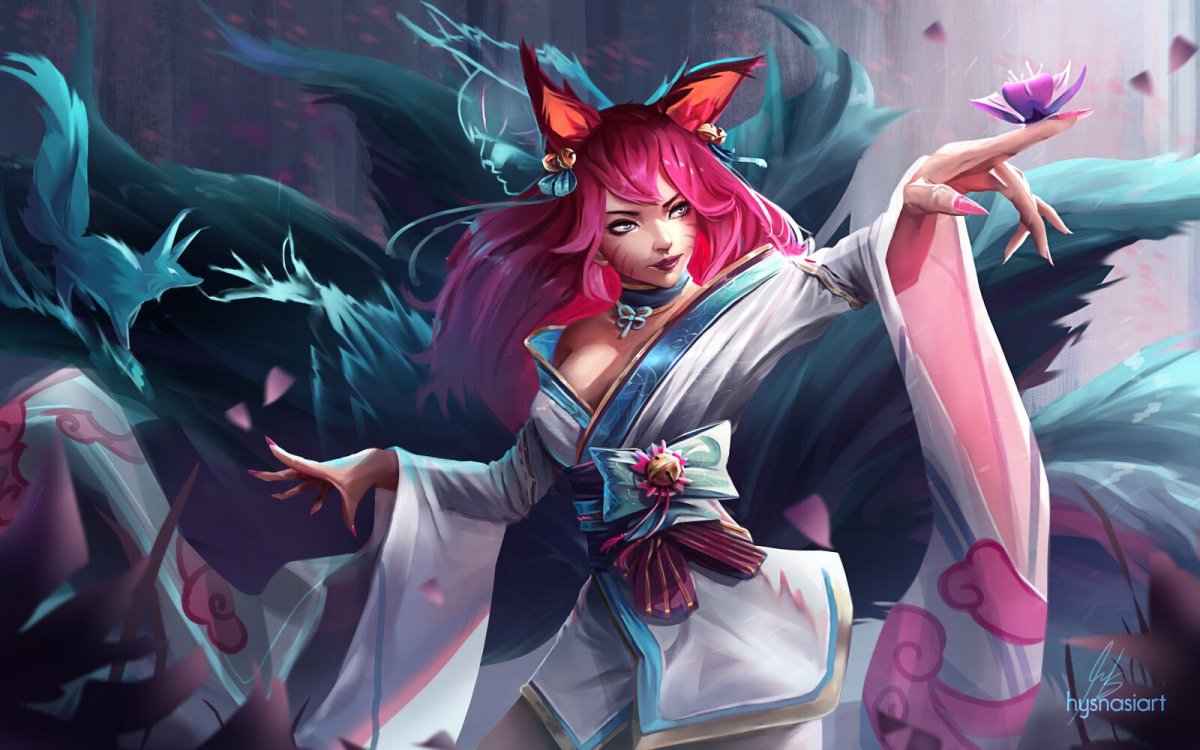 Ahri Spirit Blossom Art