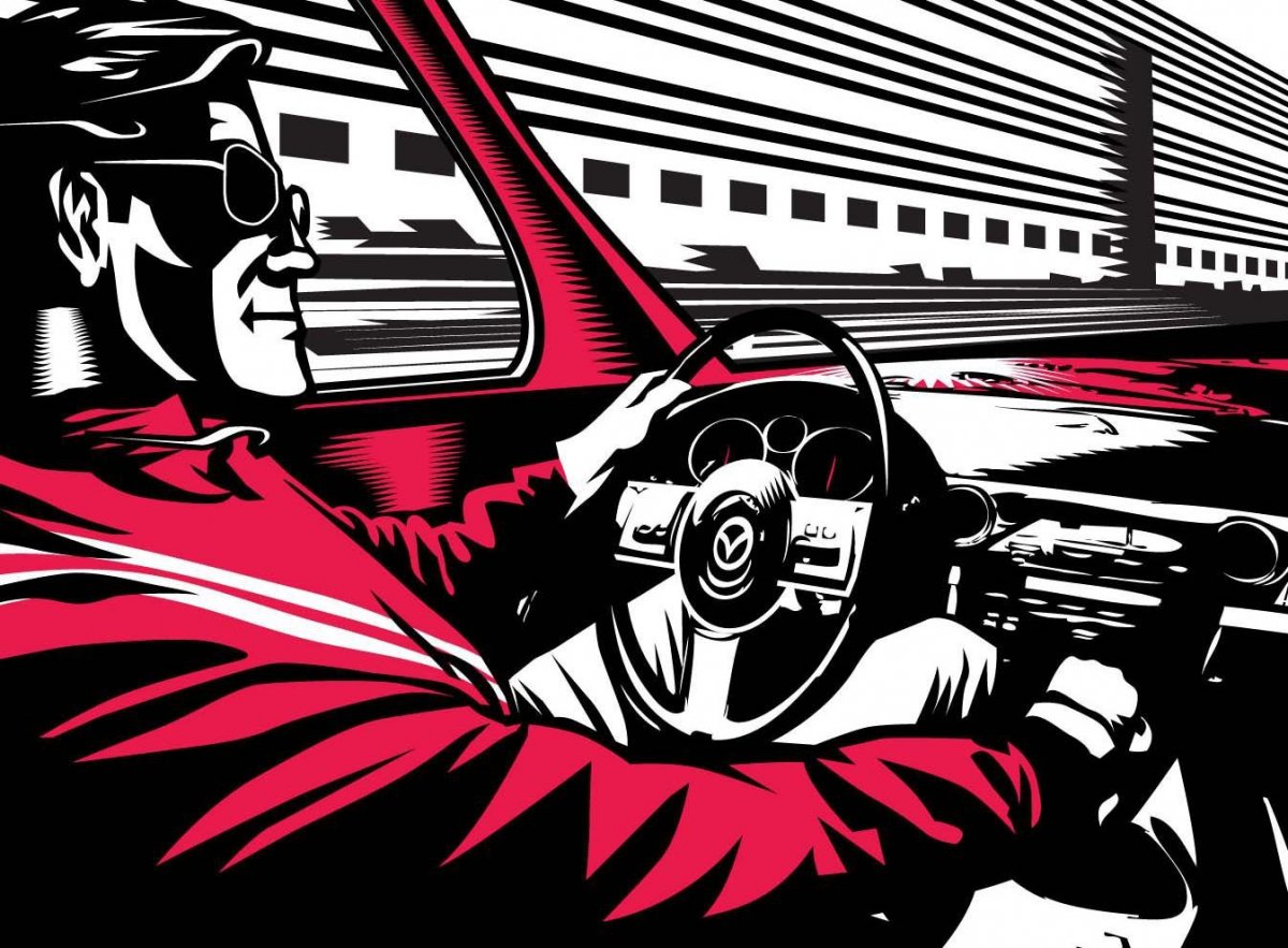 Ретро руль арт