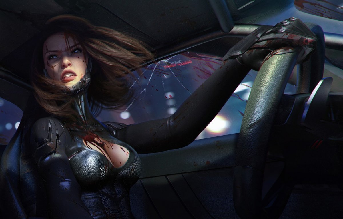 Cyberpunk 2077 салон авто