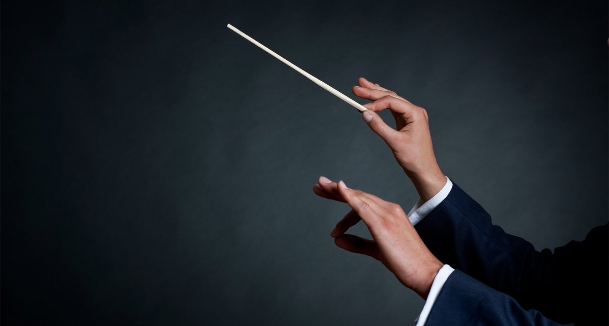 Дирижер со спины