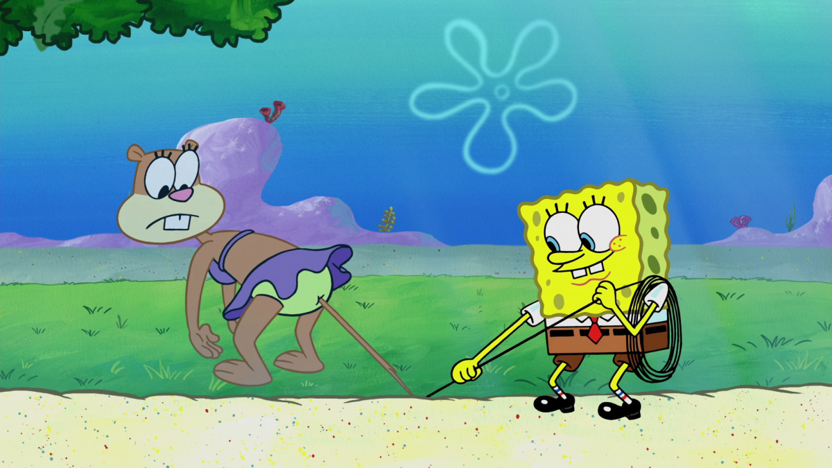 Губка Боб и Сэнди арты