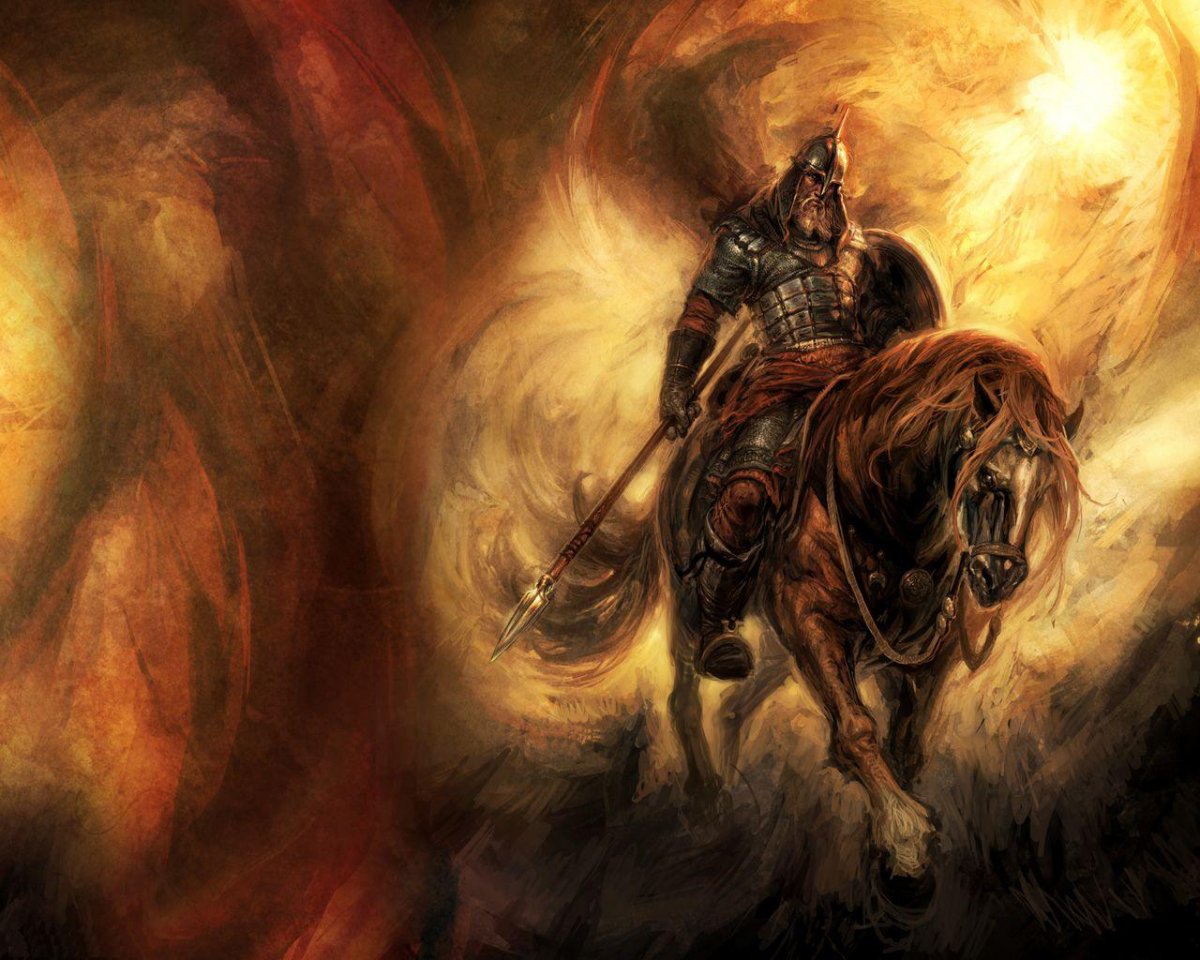 Витязь воин богатырь Славянский