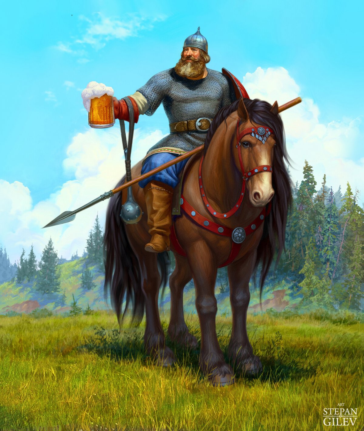 Алёша Попович Степан Гилёв