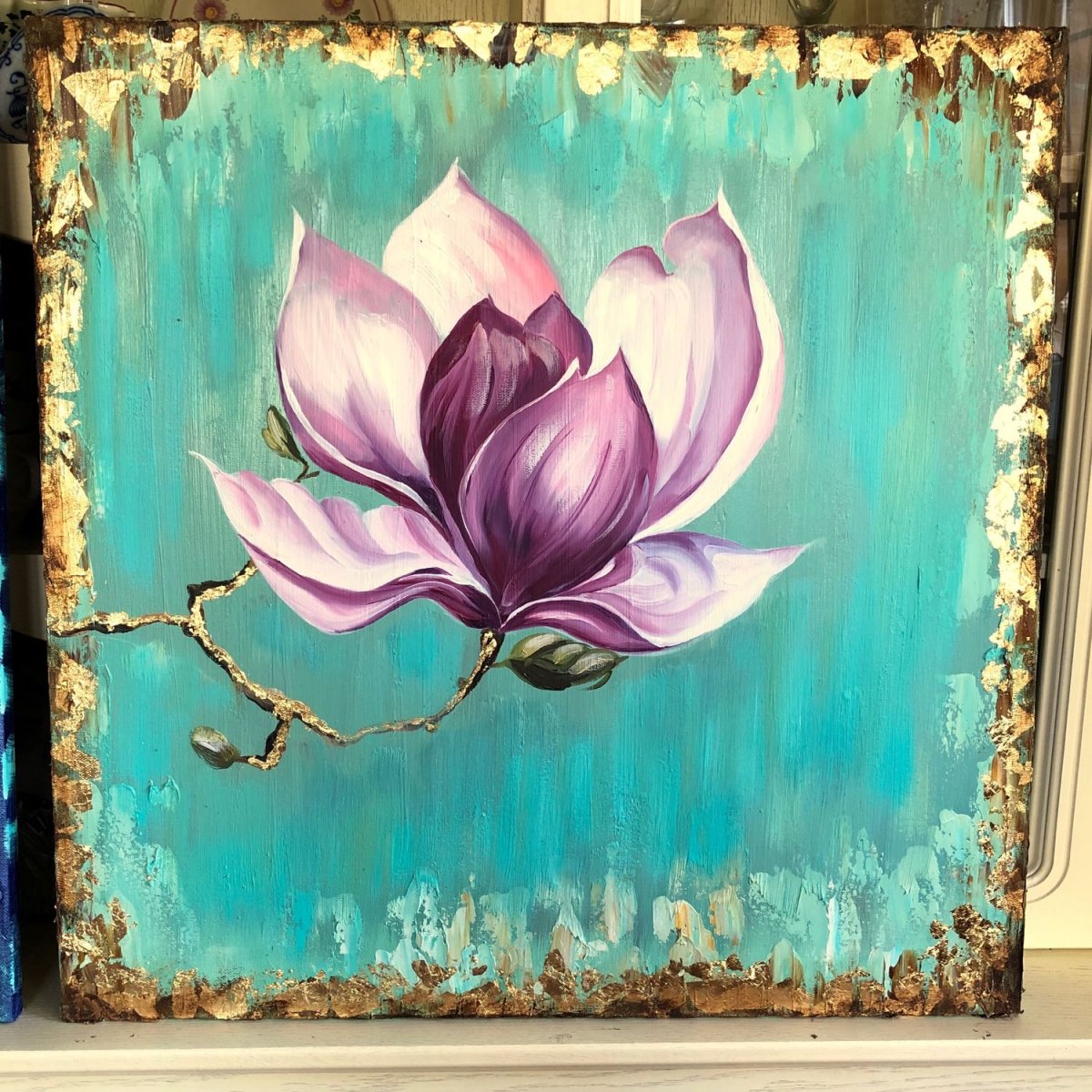 Картина Магнолия с поталью