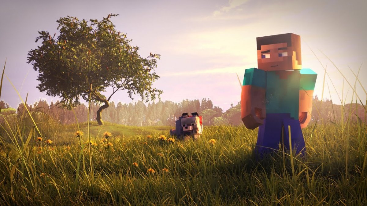 Обои майнкрафт