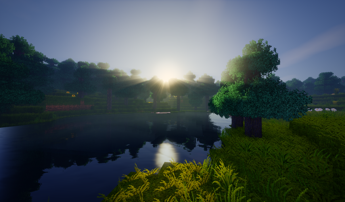 Утра реалистичный майнкрафт