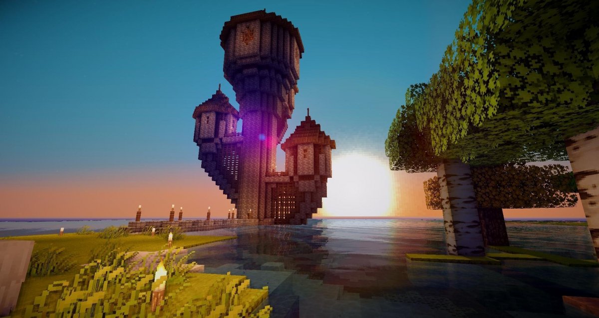 Пейзаж из МАЙНКРАФТА