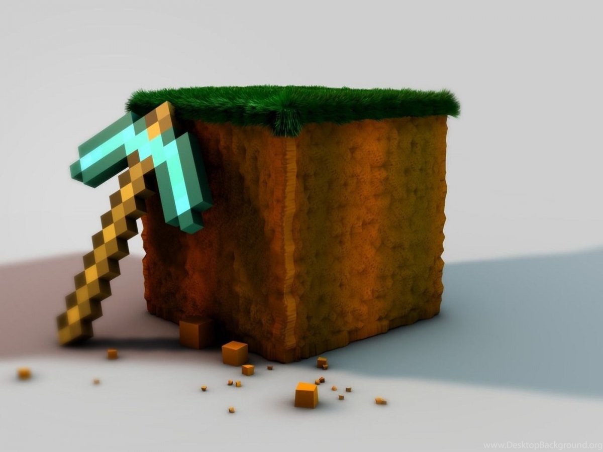 Рабочий стол из МАЙНКРАФТА