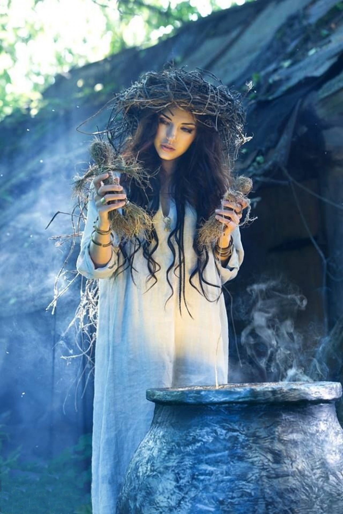 Фотосессия в стиле колдуньи