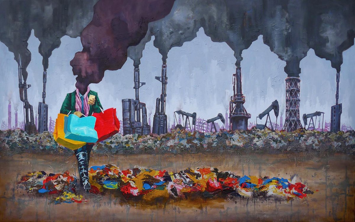 Загрязнение окружающей среды арт