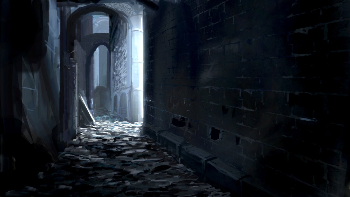 Тёмный переулок аниме