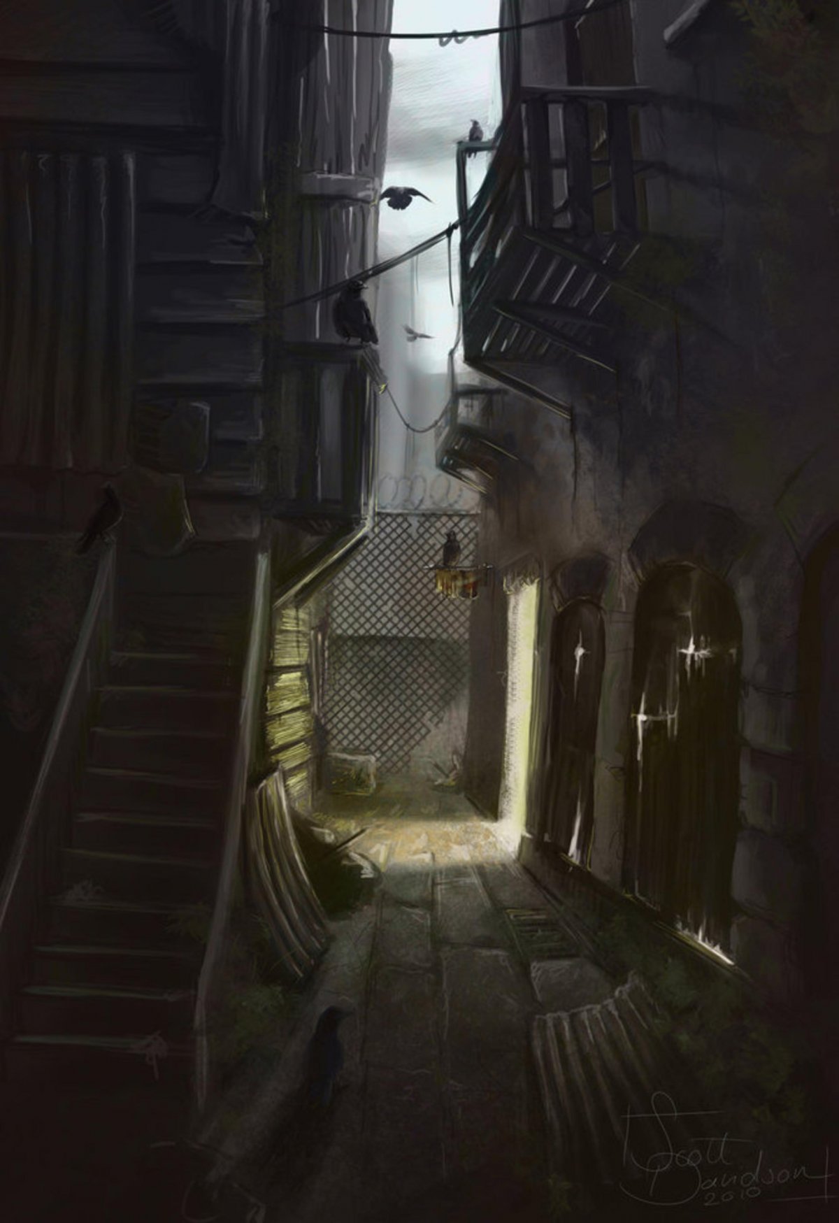 Темный переулок фэнтези