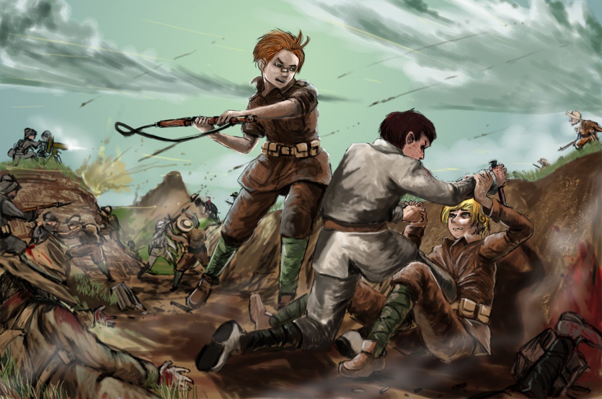 Валентайн война аниме