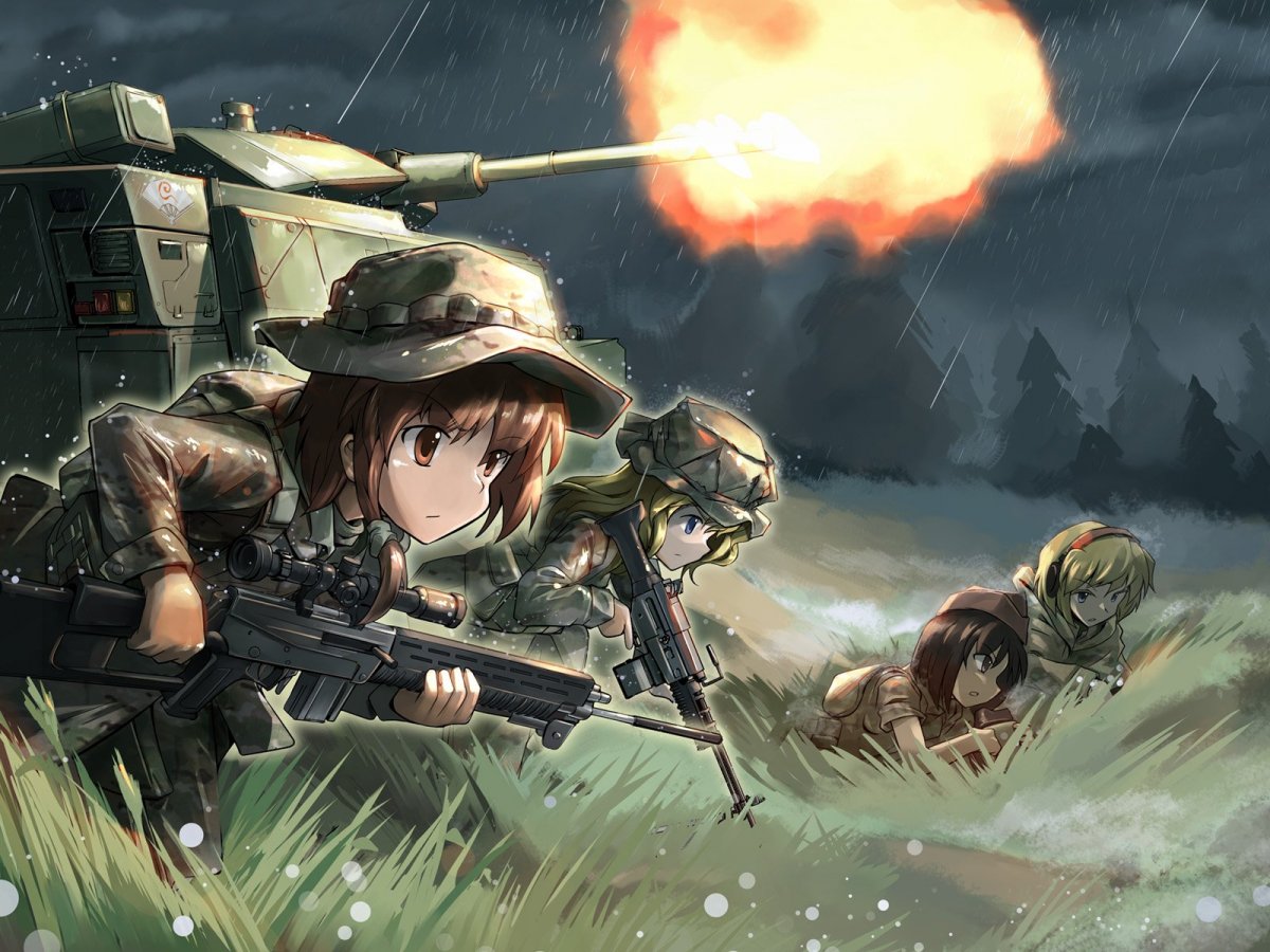 Waffen SS солдат арт аниме