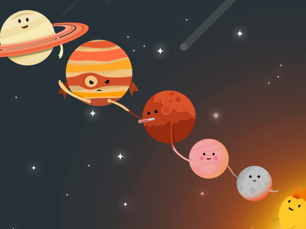 Планета иллюстрация