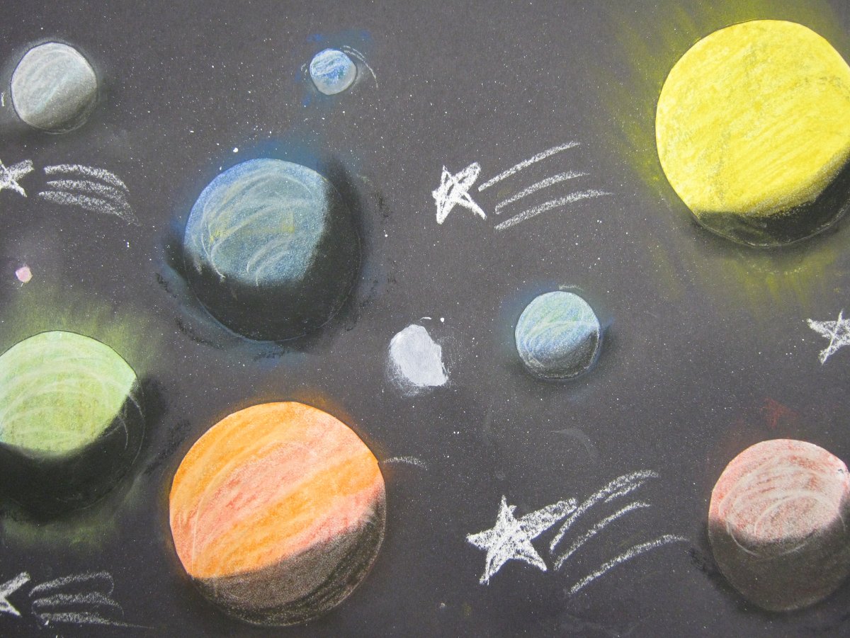 Для рисование солнечной системы