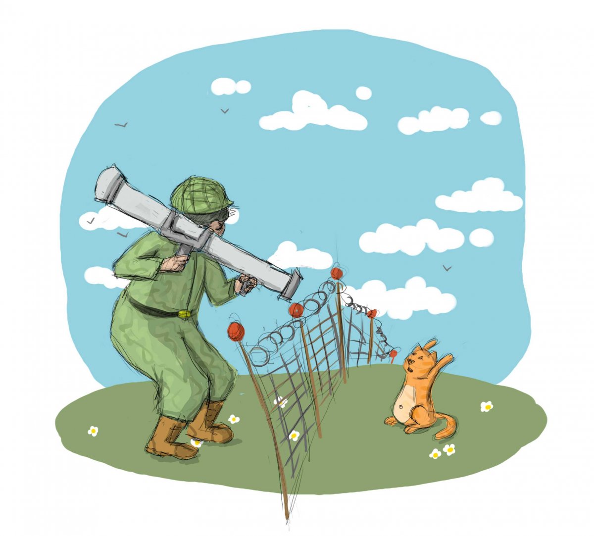 С 23 февраля пограничнику