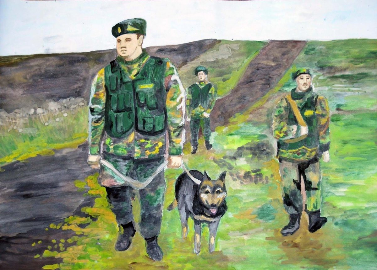 Пограничник для детей