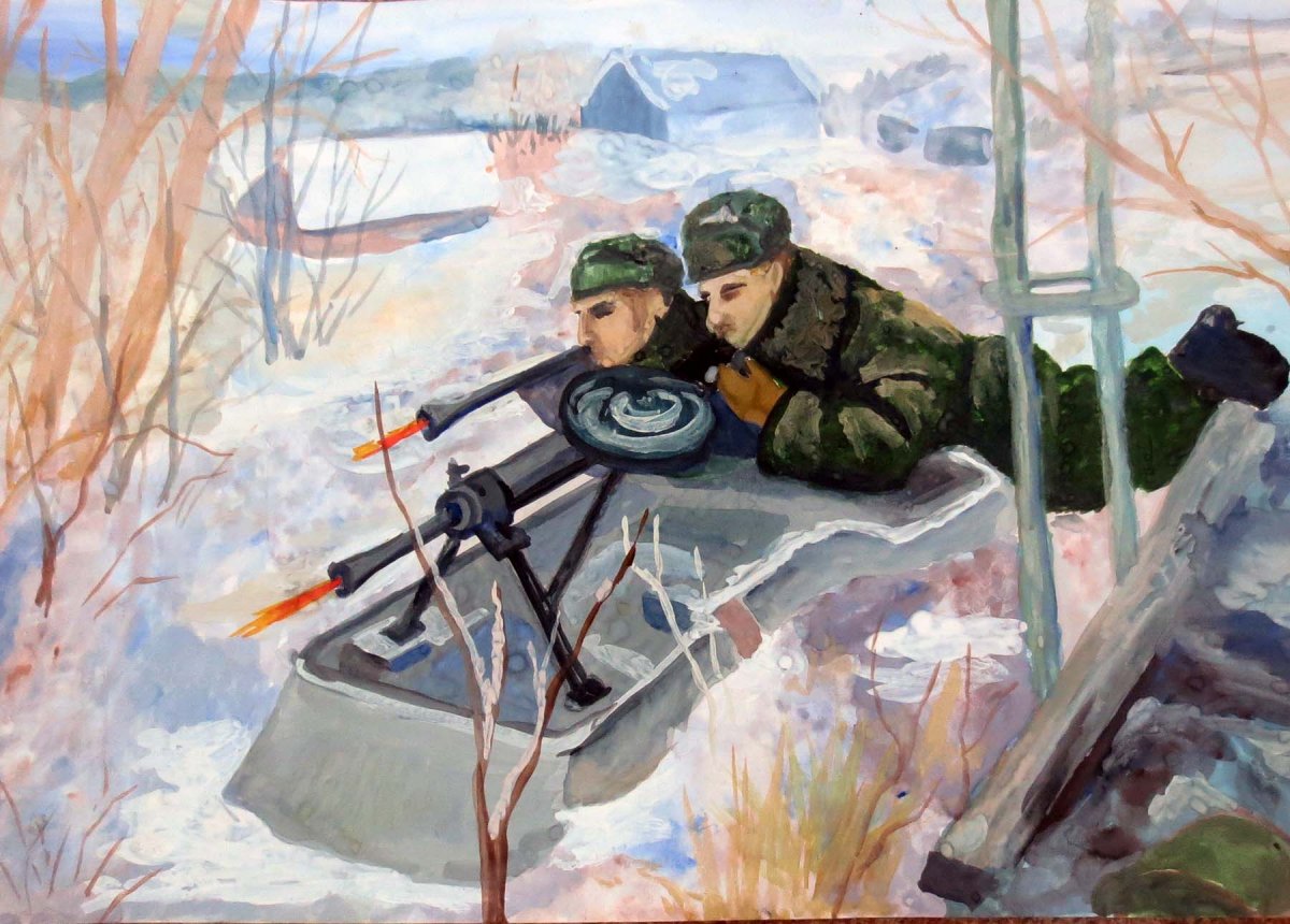 Солдат на страже Родины