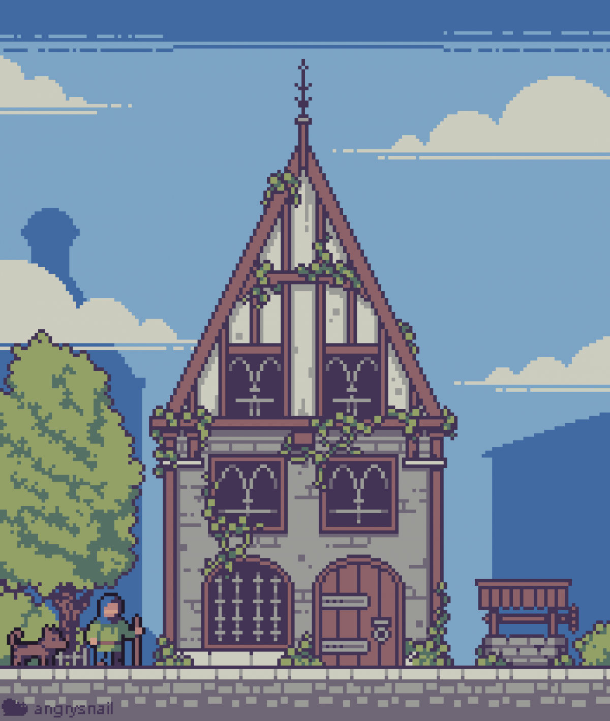 Атмосферные пиксель арты