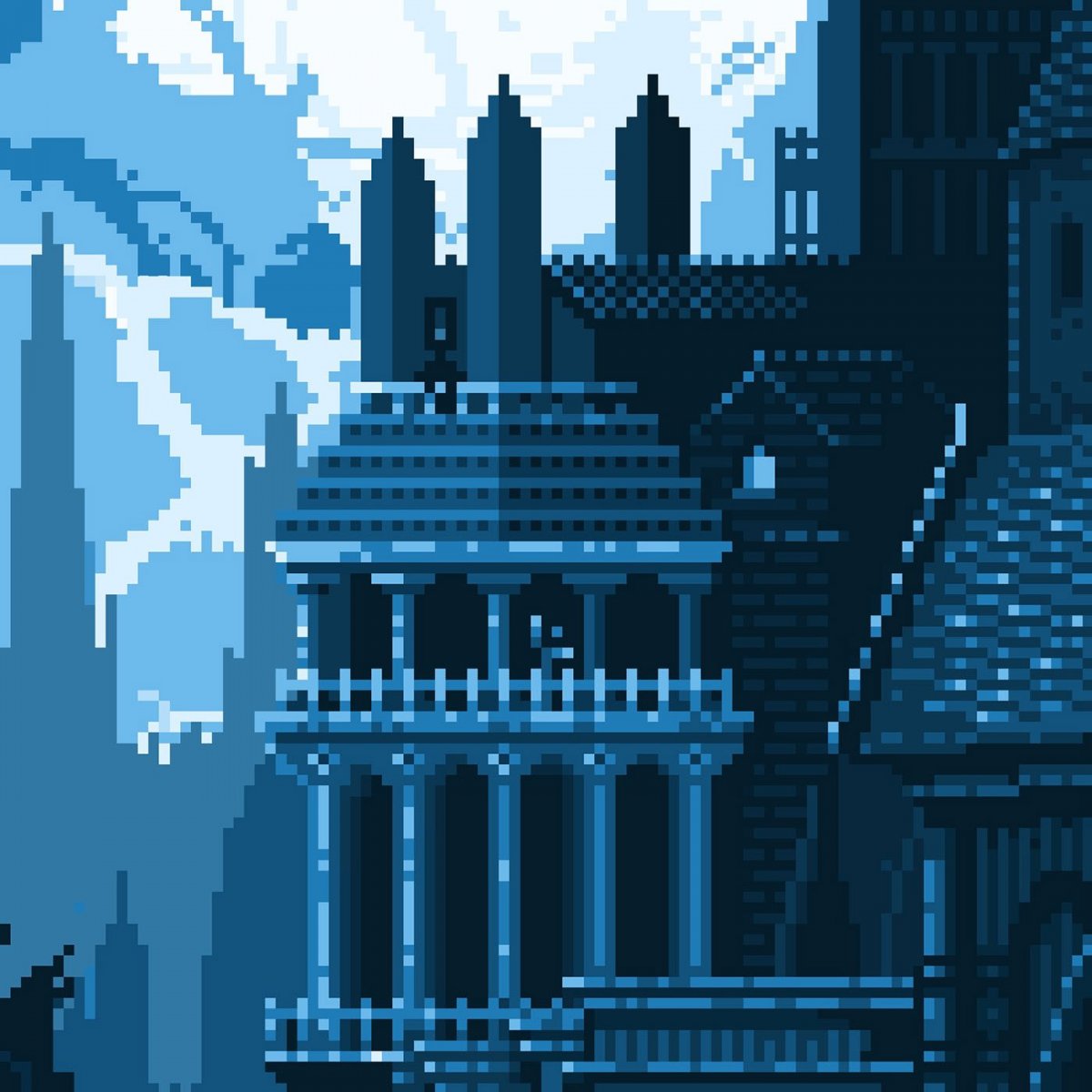 Пиксельные облака