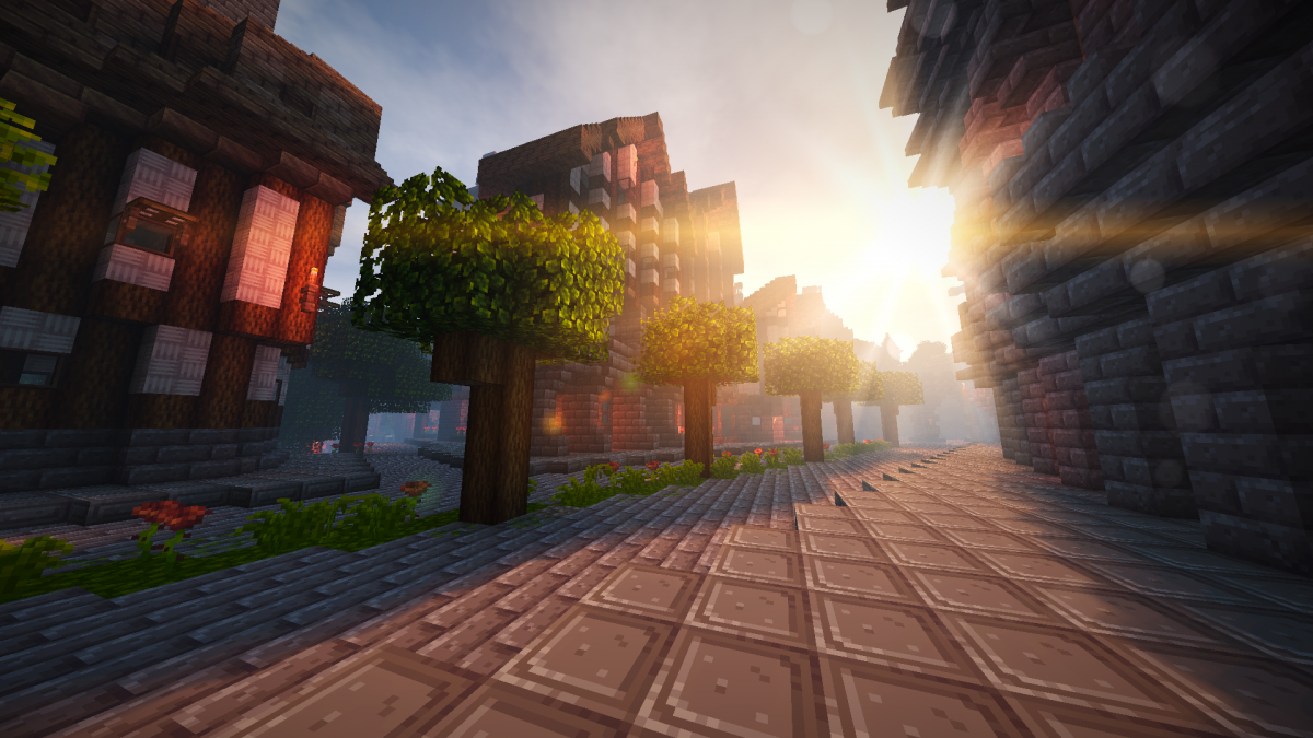 Красивый фон в МАЙНКРАФТЕ