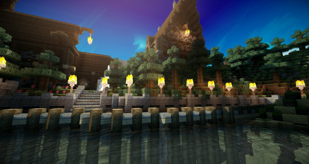 Фон с шейдерами